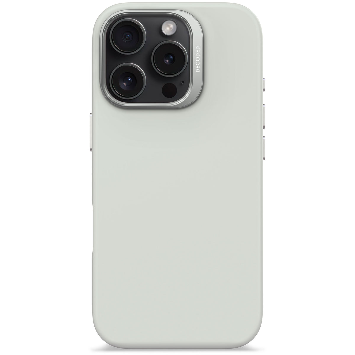 Decoded Stone Grey Silicone Case for iPhone 15 Pro