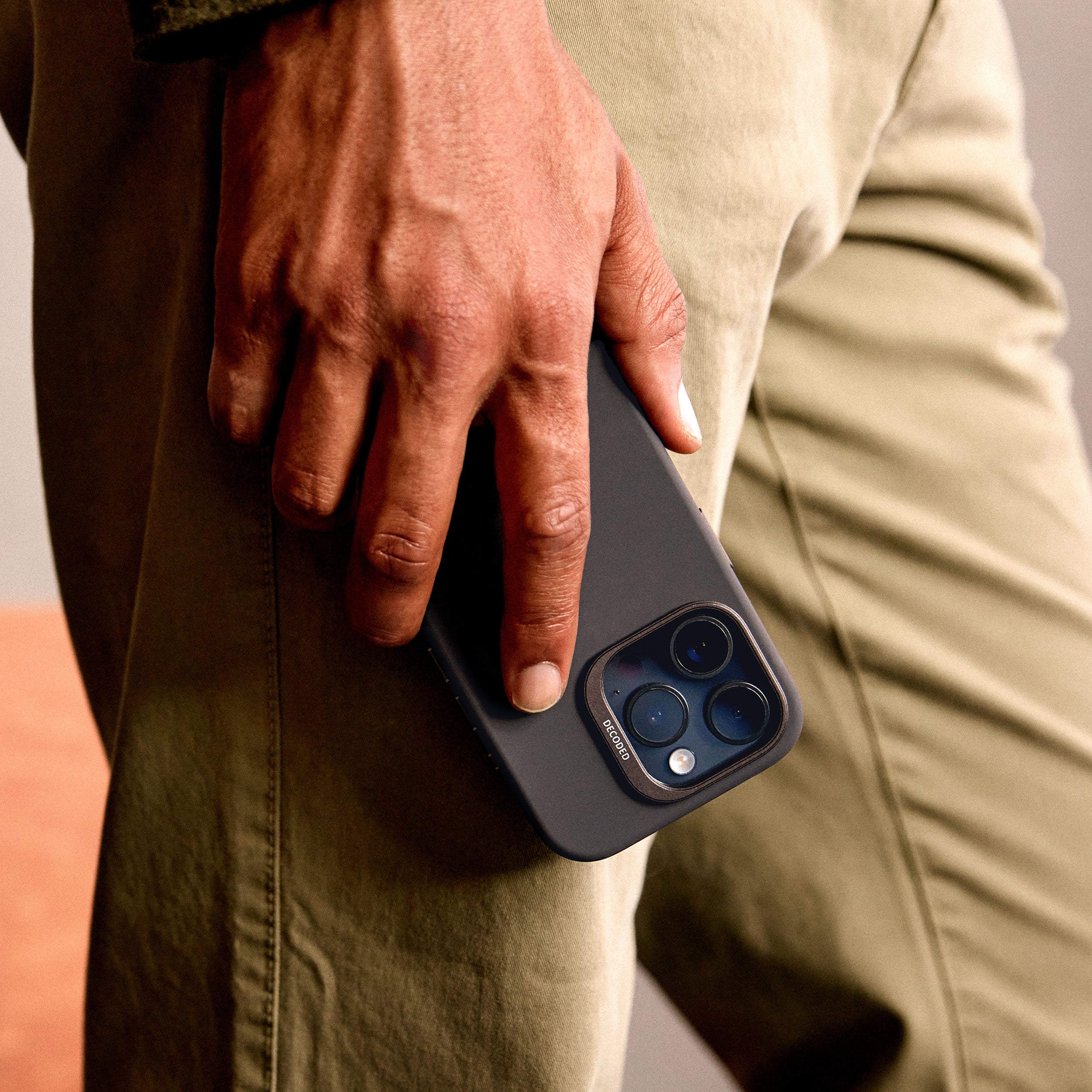 Phantom Black Silicone Case for iPhone 15 Pro Max