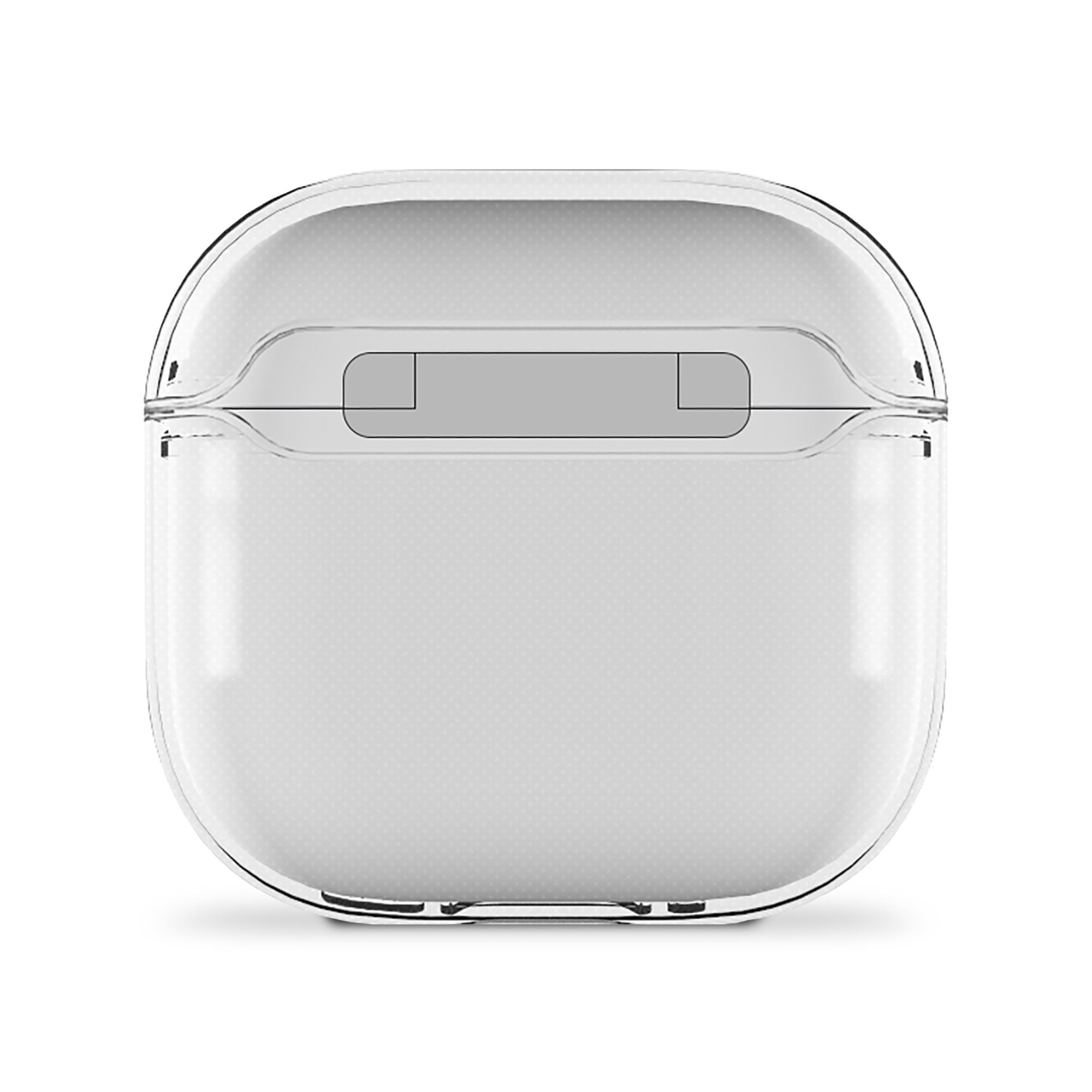Transparent Protective Case for AirPods 4 – Shock-Absorbing Case with Wireless Charging Support