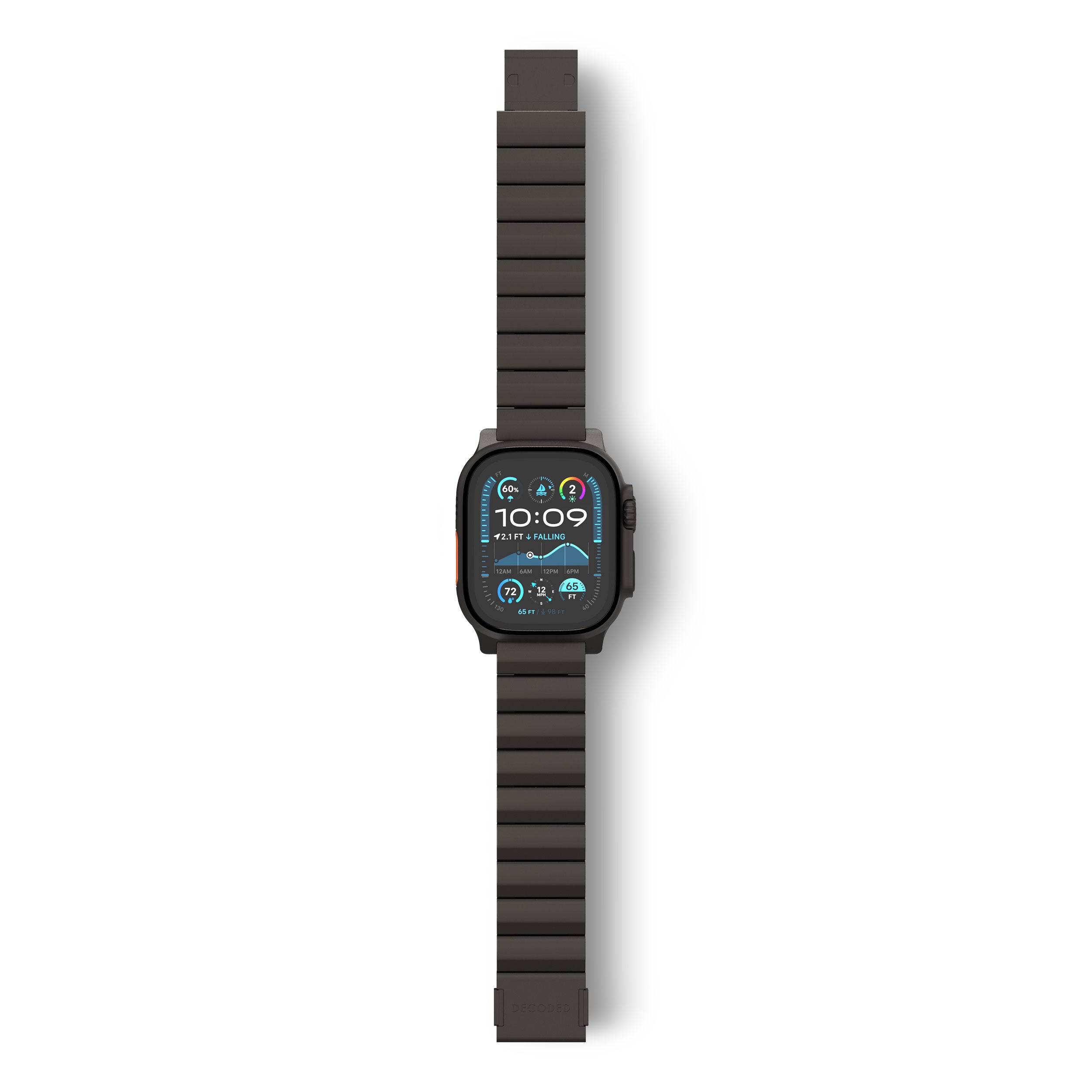 Decoded Black Titanium Watch Band for Apple Watch Ultra & 44–49mm