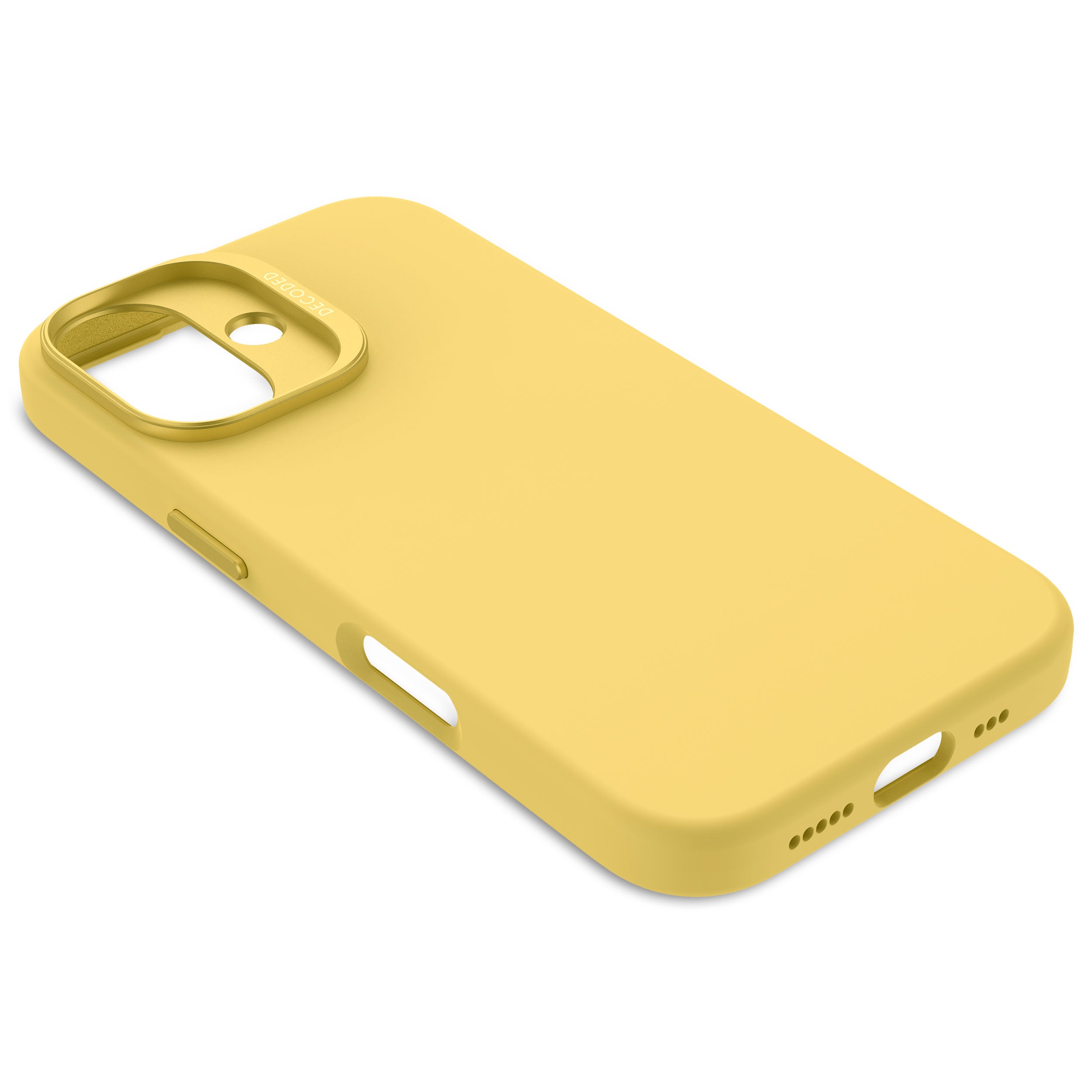 Popcorn Yellow Silicone Case for iPhone 16
