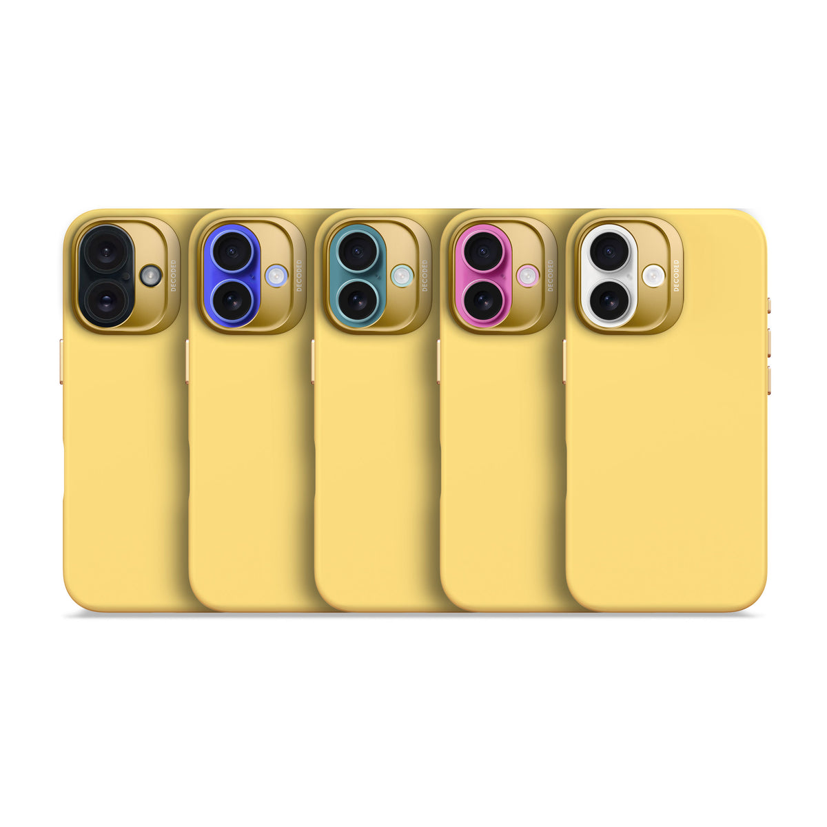 Decoded Popcorn Yellow Silicone Case for iPhone 16