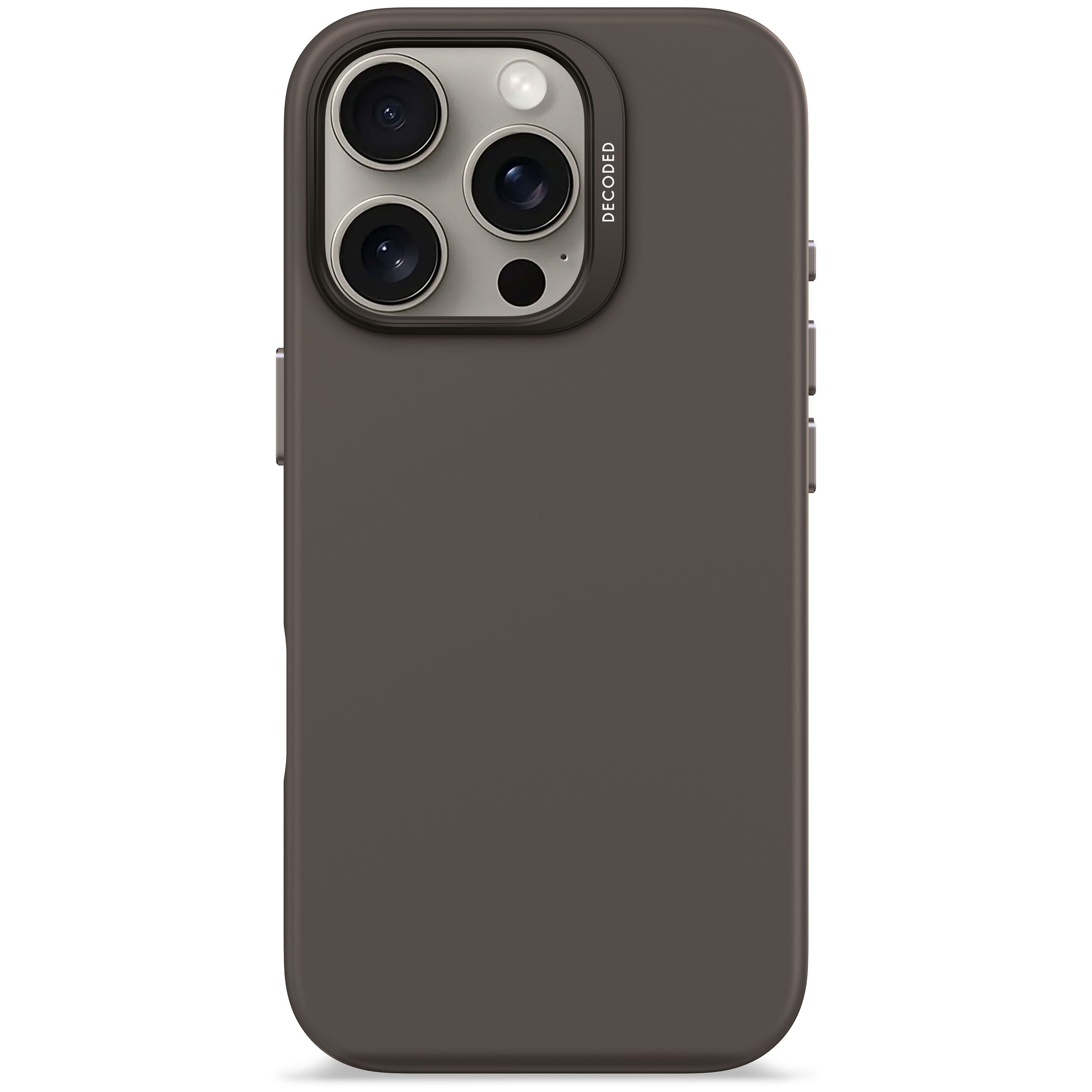 Phantom Black Silicone Case for iPhone 16 Pro
