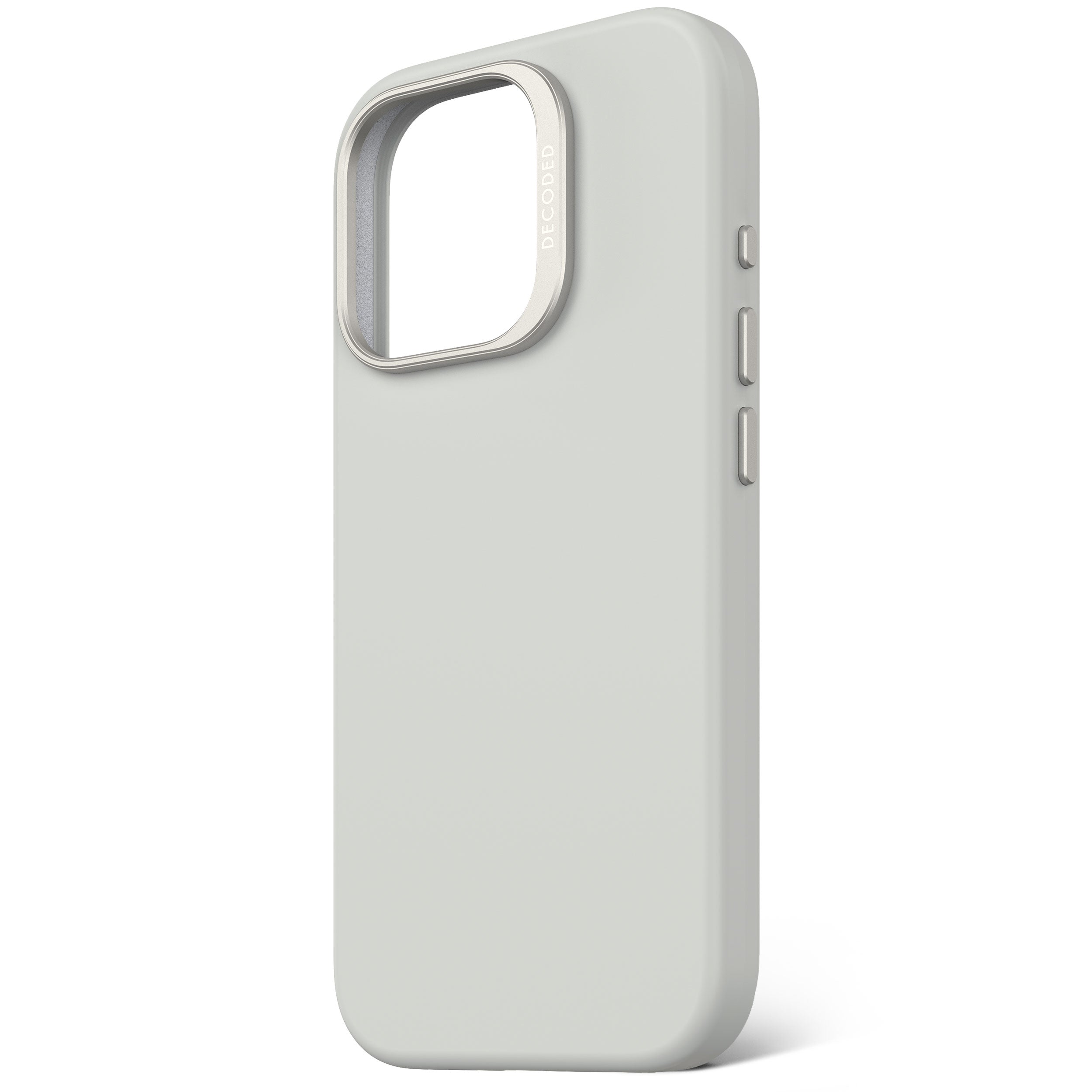 Decoded Stone Grey Silicone Case for iPhone 16 Pro