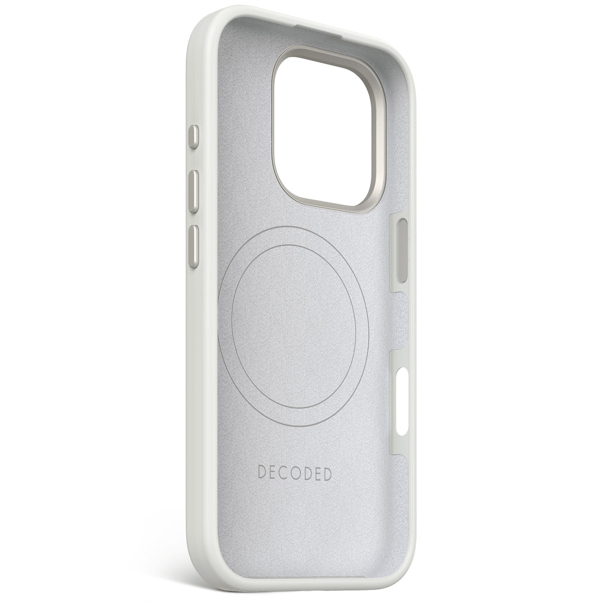 Decoded Stone Grey Silicone Case for iPhone 16 Pro