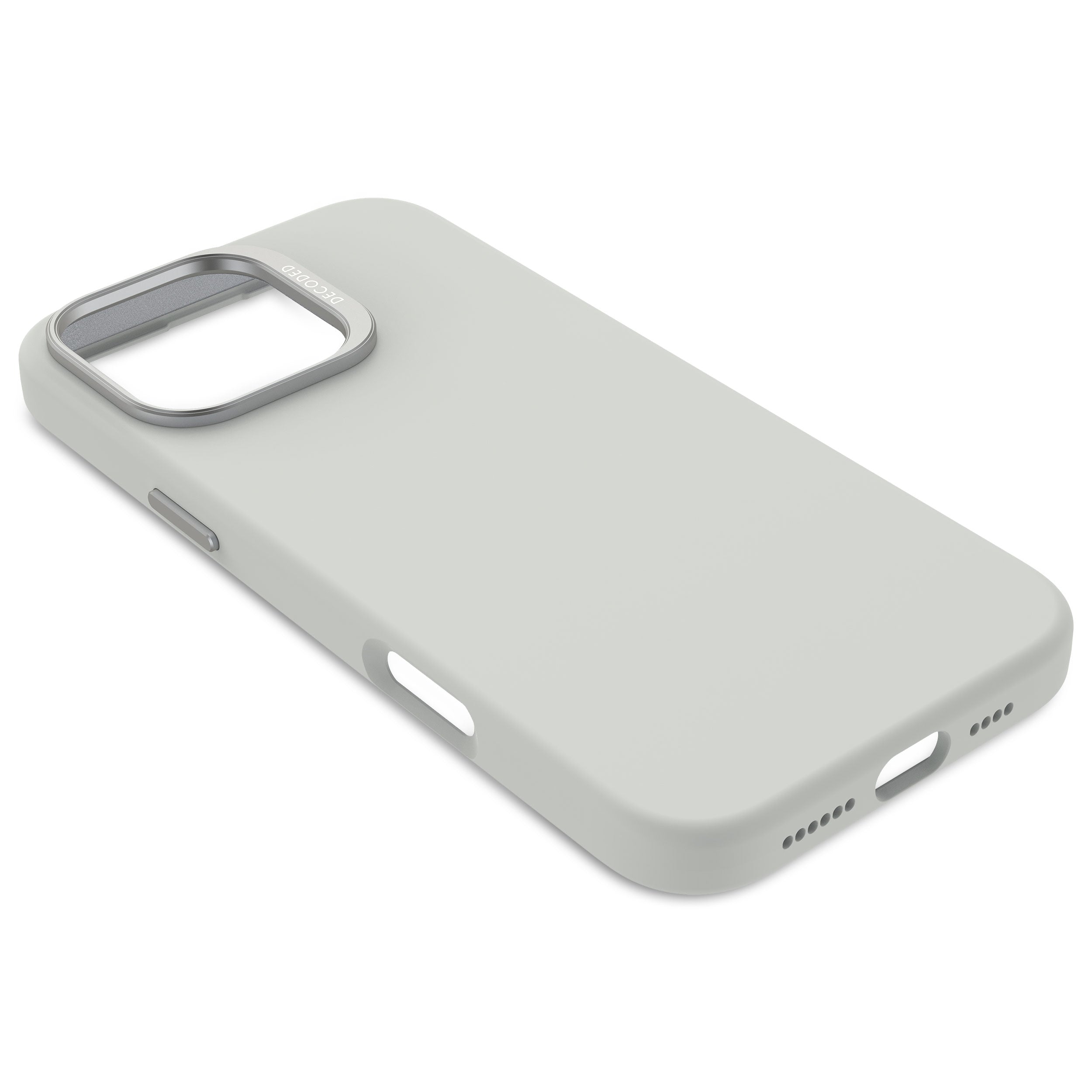 Decoded Stone Grey Silicone Case for iPhone 16 Pro Max