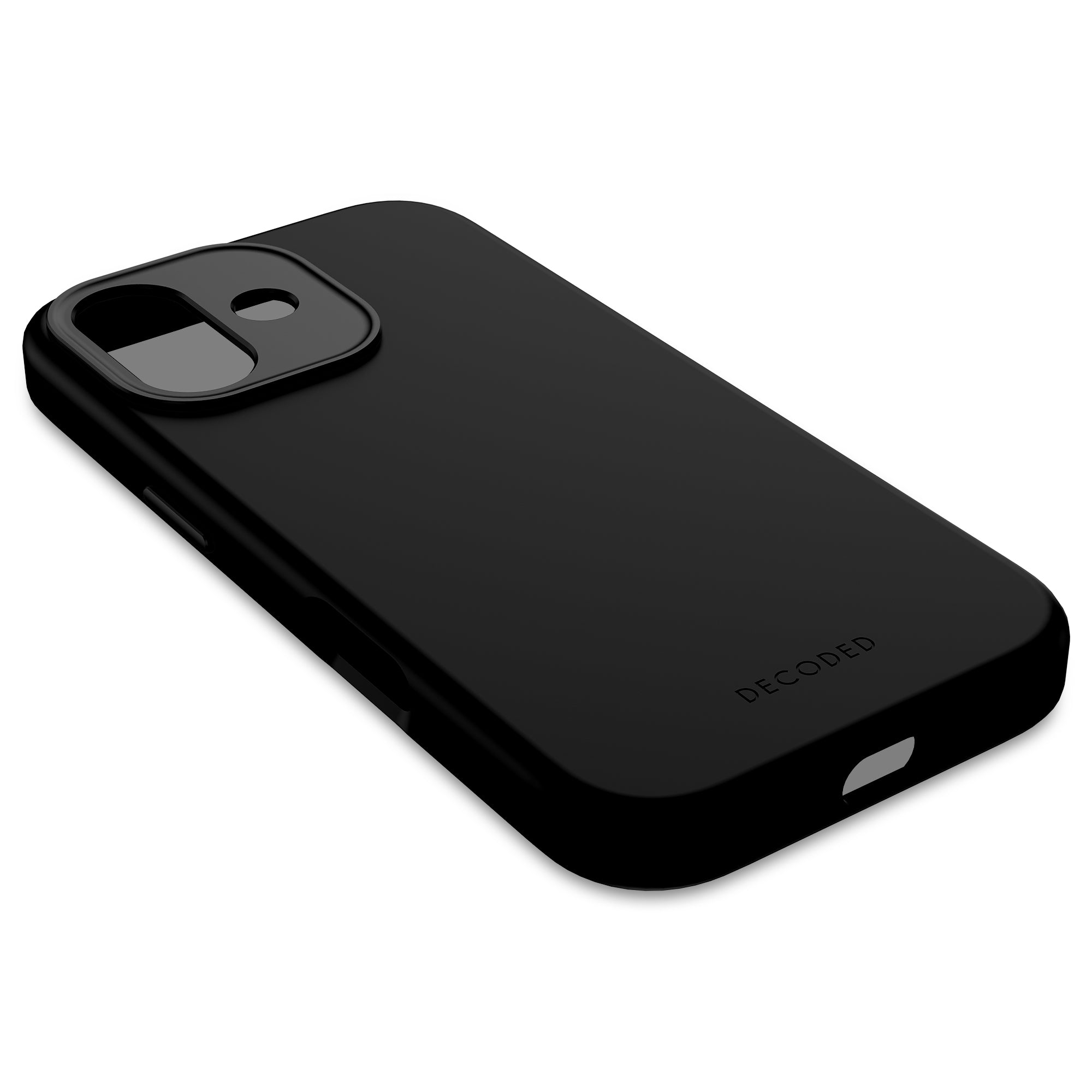 Phantom Black Silicone Case for iPhone 17 with MagSafe & Antimicrobial Protection