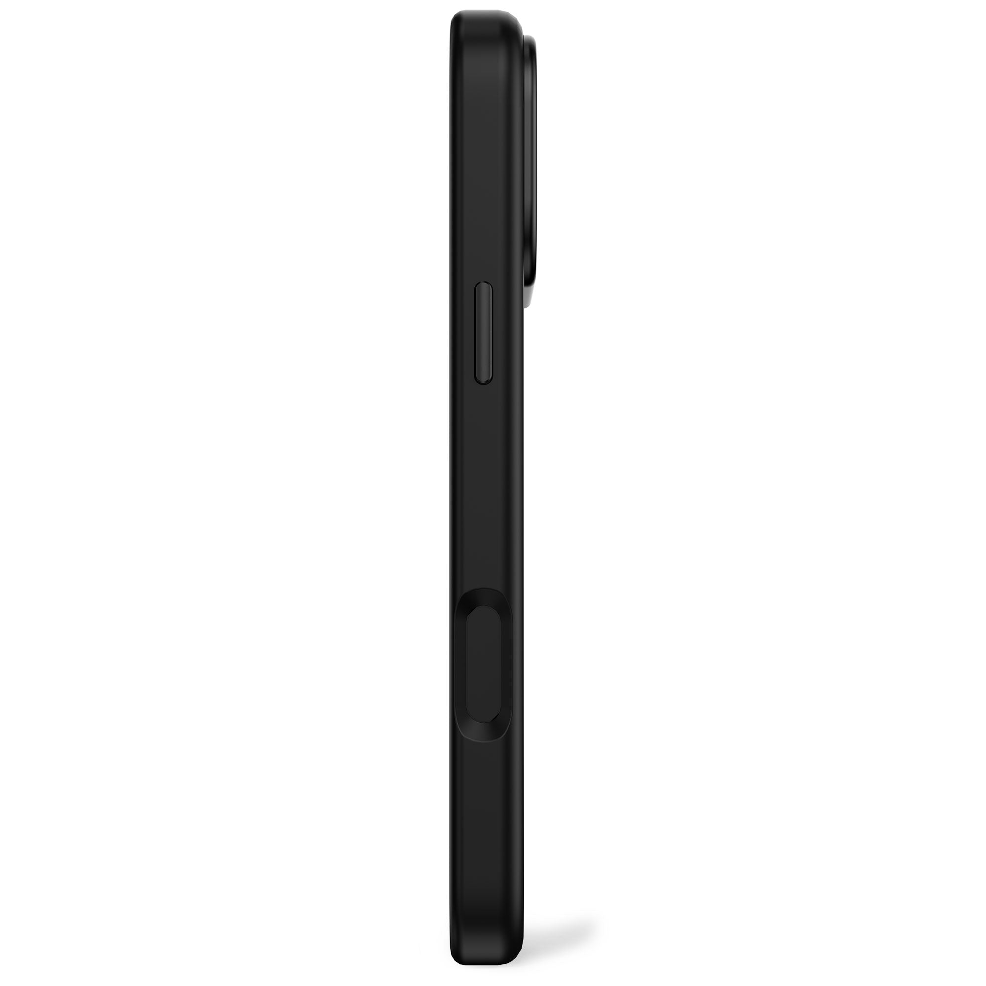 Phantom Black Silicone Case for iPhone 17 Pro Max with MagSafe & Antimicrobial Protection