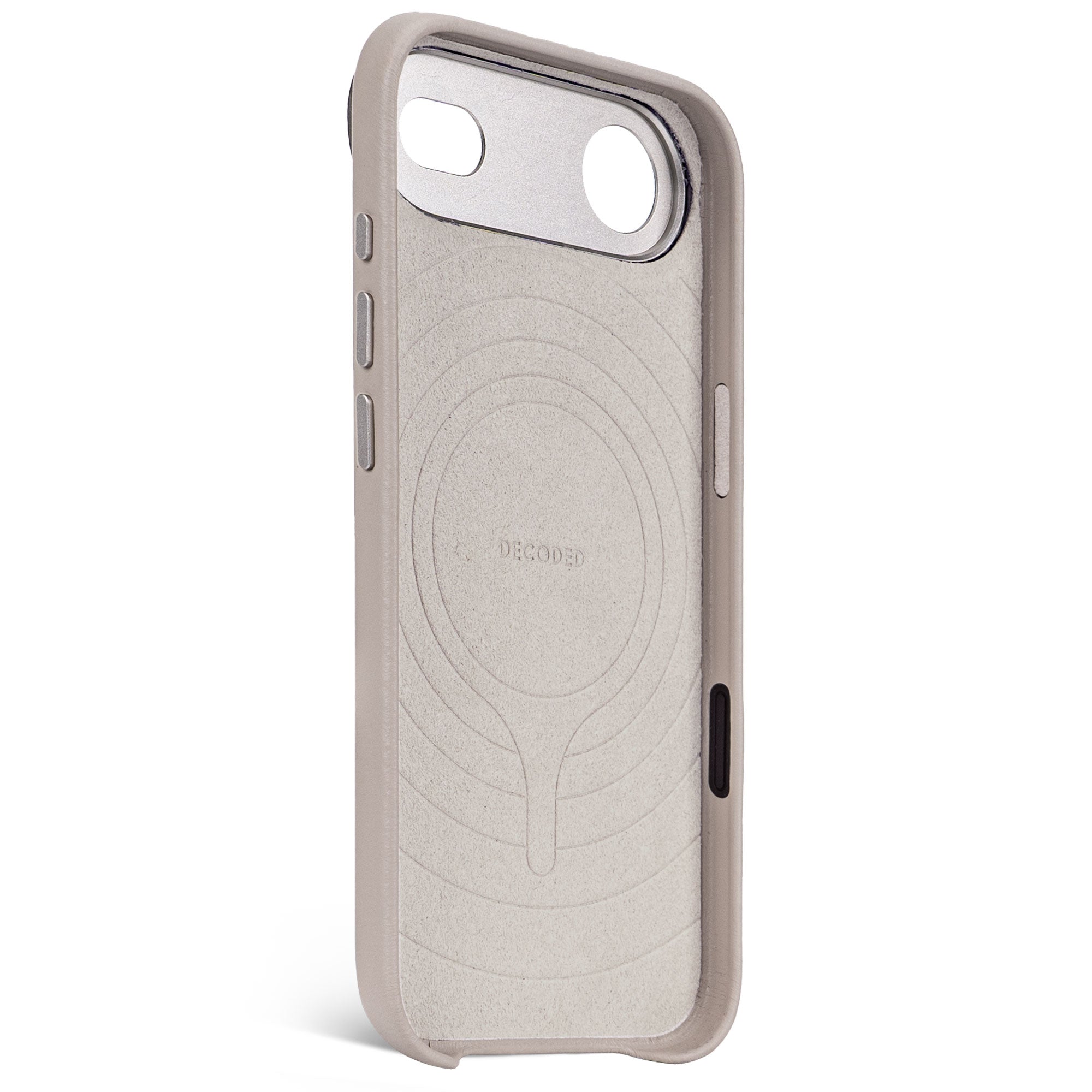 Decoded Solid Clay Leather Case for iPhone Air