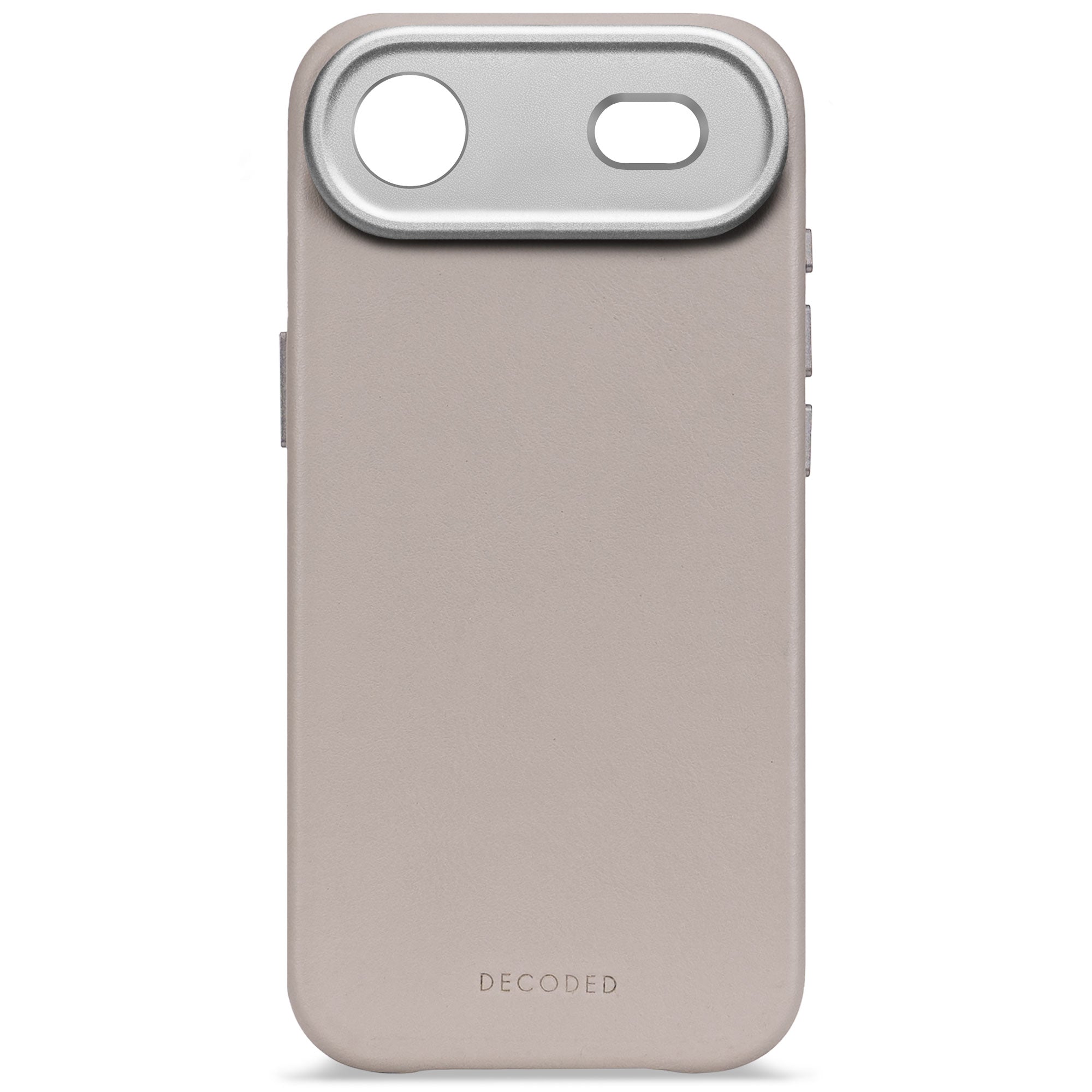 Solid Clay Leather Case for iPhone Air – MagSafe Compatible, Premium ECCO Leather