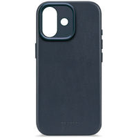 Decoded Navy Shadow Leather Case for iPhone 17 Pro