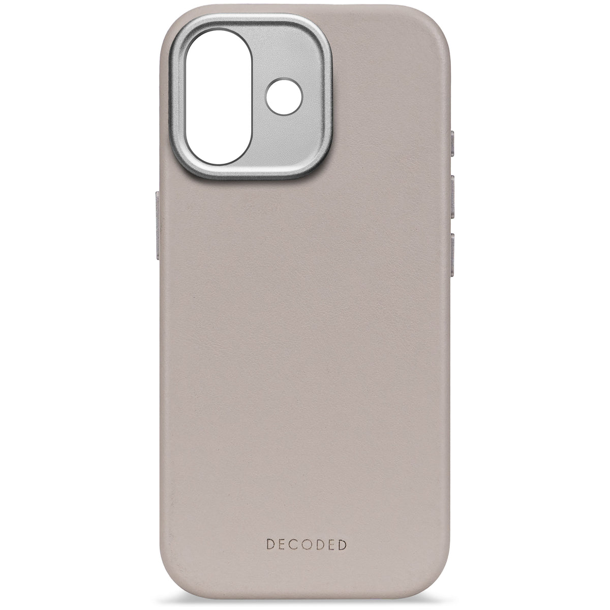 Decoded Navy Shadow Leather Case for iPhone 17 Pro