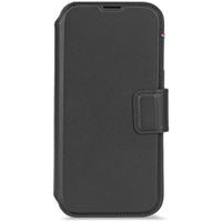 Decoded Black Leather Detachable Wallet for iPhone 17