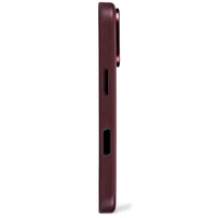 Decoded Burgundy Leather Case for iPhone 17 Pro