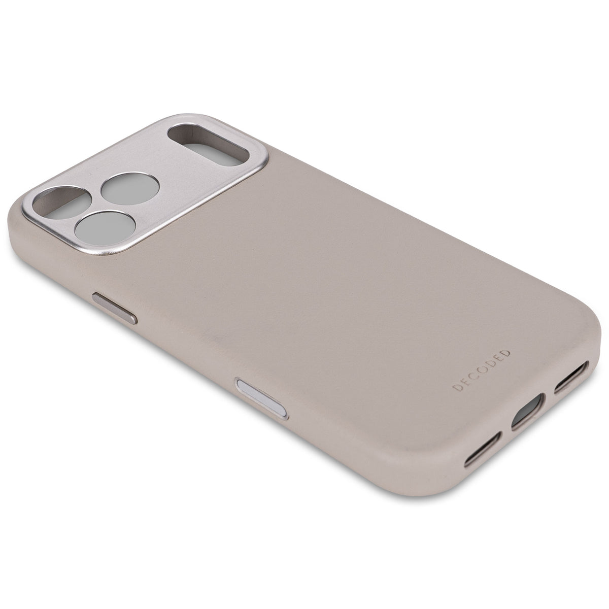 Decoded Solid Clay Leather Case for iPhone 17 Pro