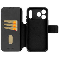Decoded Black Leather Detachable Wallet for iPhone 17 Pro