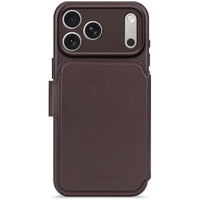 Decoded Chocolate Brown Leather Detachable Wallet for iPhone 17 Pro Max