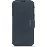 Decoded Navy Shadow Leather Detachable Wallet for iPhone 17 Pro Max