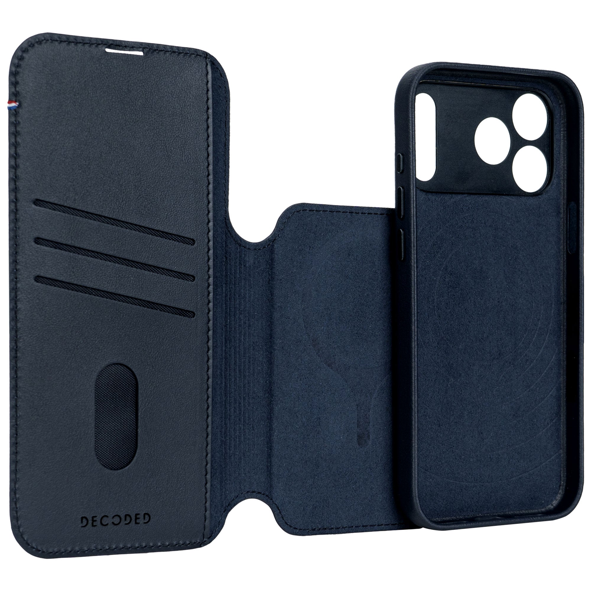 Decoded Solid Clay Leather Detachable Wallet for iPhone 17 Pro