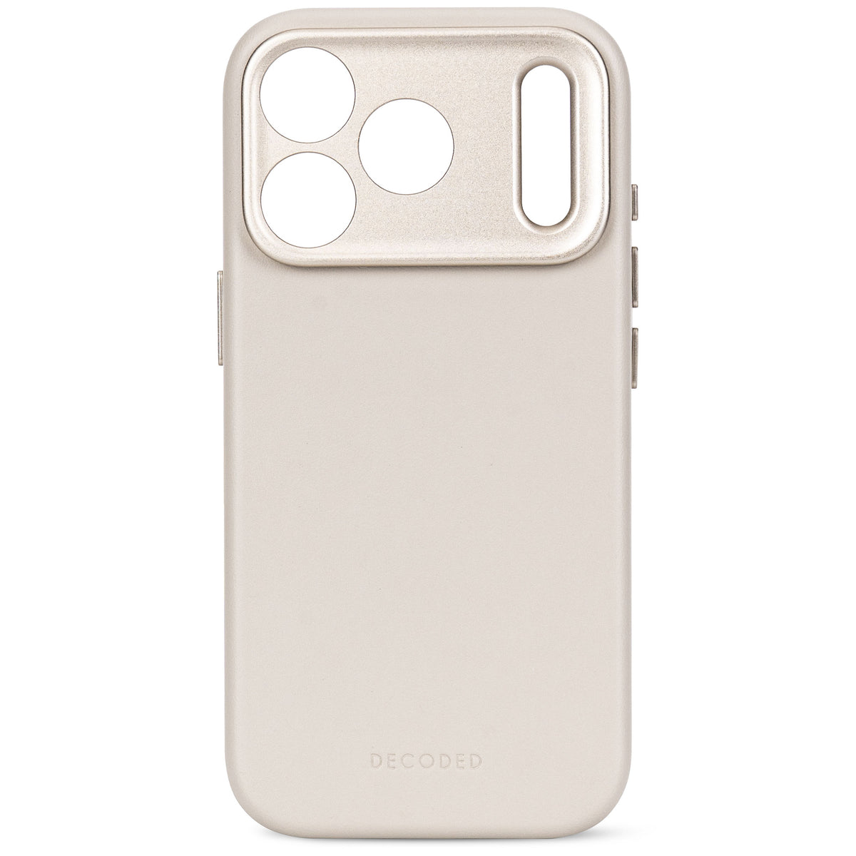 Decoded Aubergine Leather Case for iPhone 18 Pro Max