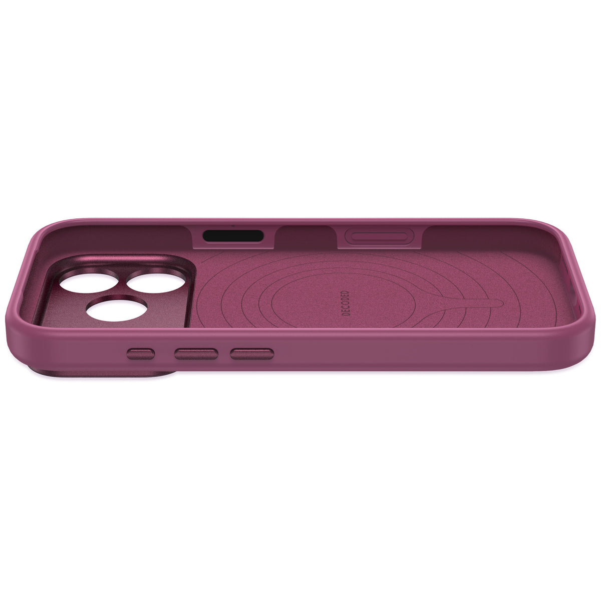 Decoded Plum Silicone Case for iPhone 18 Pro