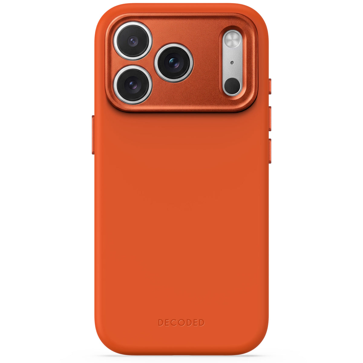 Decoded Terracotta Antimicrobial Silicone Case for iPhone 18 Pro
