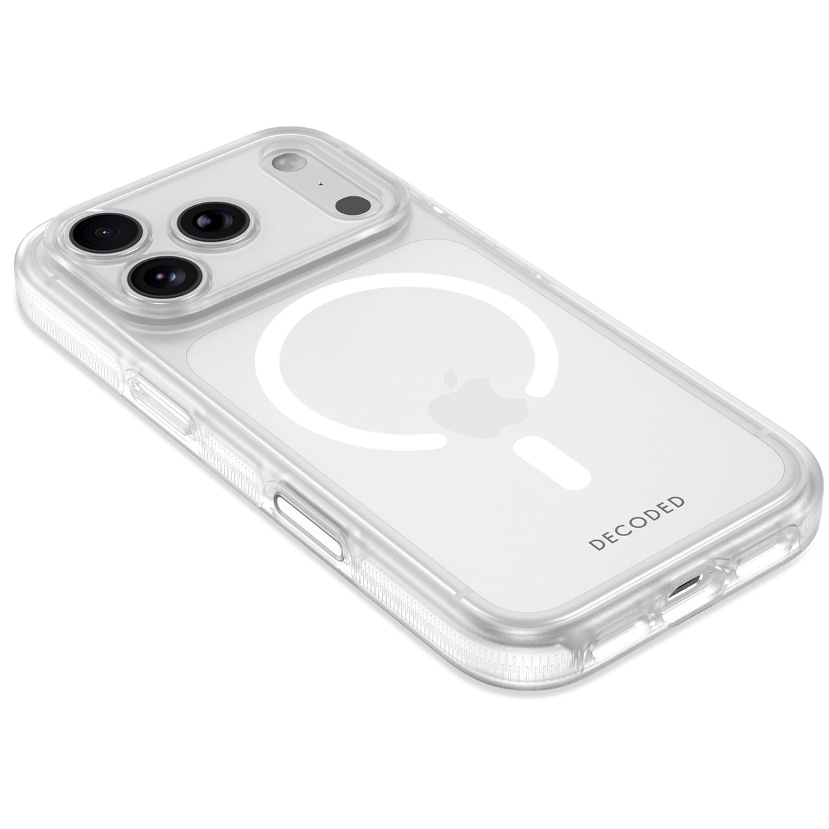 Decoded DropTec Frosted White Case for iPhone 18 Pro