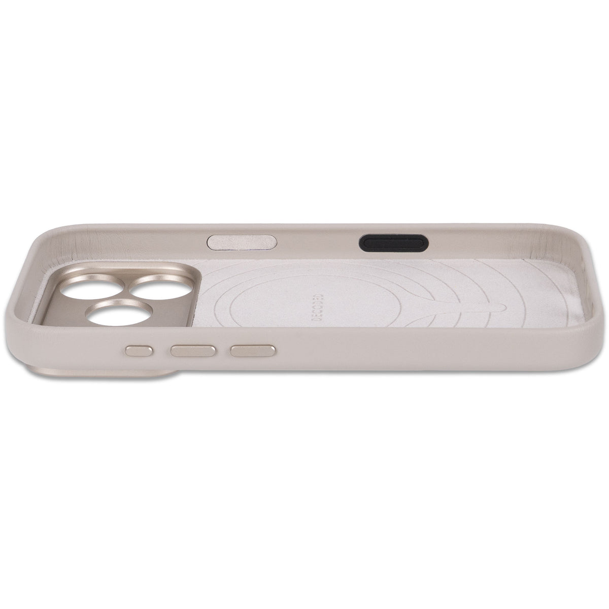 Decoded Taupe Leather Case for iPhone 18 Pro Max