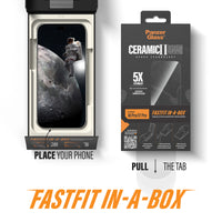 PanzerGlass Ceramic Screen Protector for iPhone 18 Pro & 17 Pro – Ultra-Wide Fit with FASTFIT IN-A-BOX