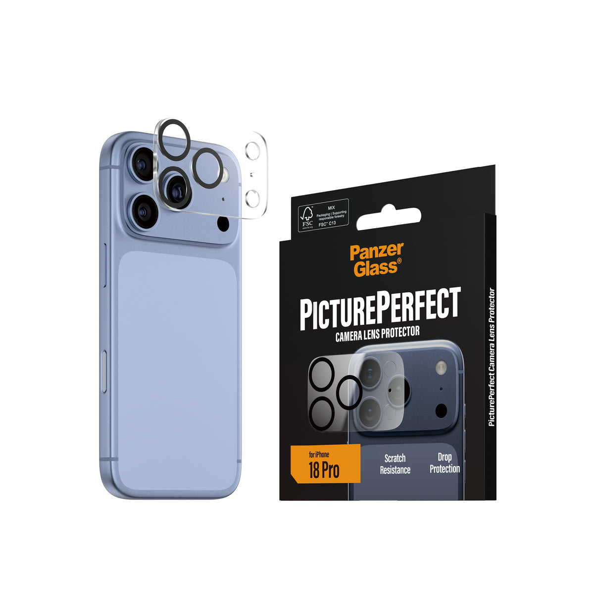 PanzerGlass PicturePerfect Camera Lens Protector for iPhone 18 Pro