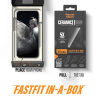 PanzerGlass Ceramic Screen Protector for iPhone 18 Pro Max & 17 Pro Max – Ultra-Wide Fit with FASTFIT IN-A-BOX