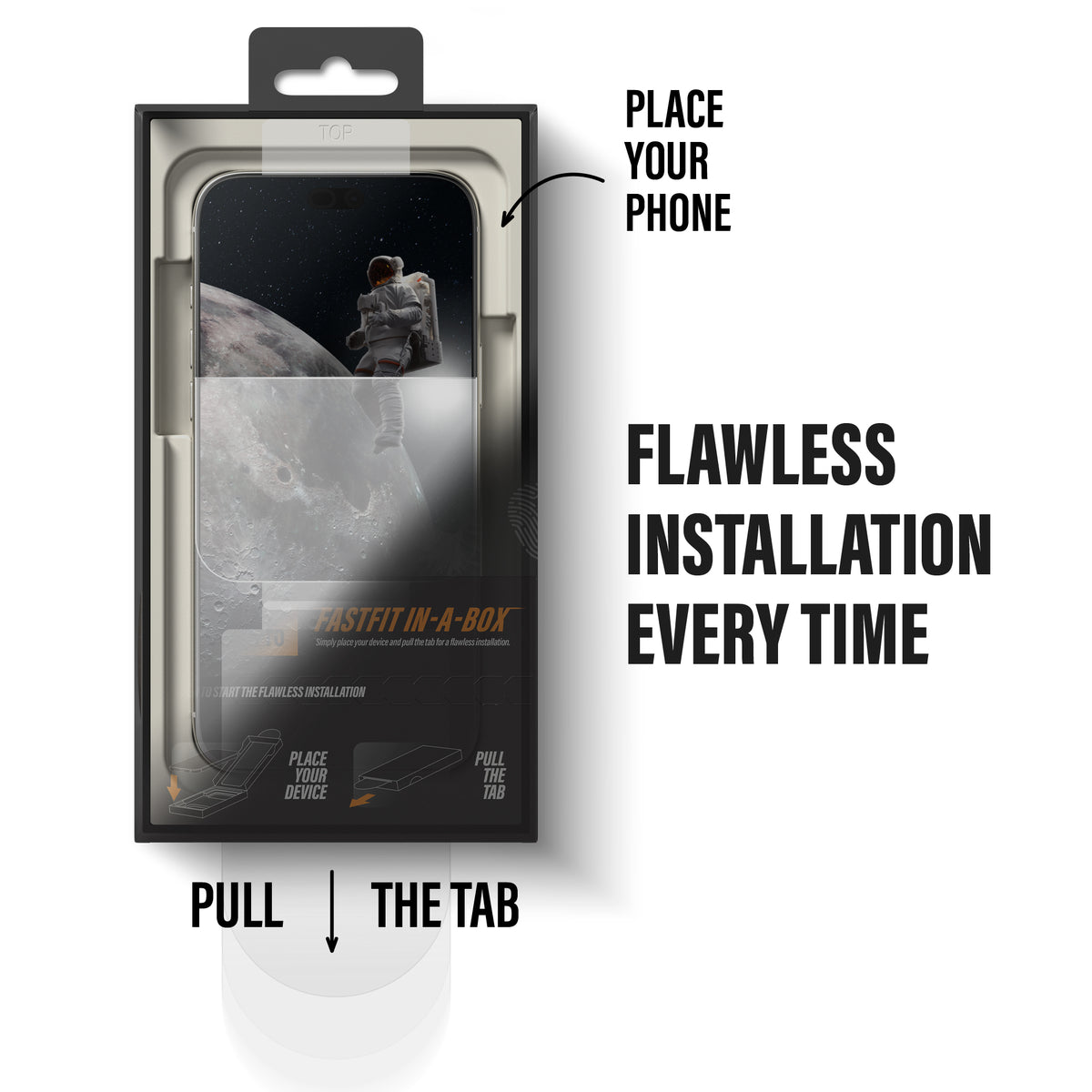 PanzerGlass Ceramic Screen Protector for iPhone 18 Pro Max & 17 Pro Max – Ultra-Wide Fit with FASTFIT IN-A-BOX