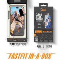 PanzerGlass Clear Screen Protector for iPhone 18 Pro – Ultra-Wide Fit with FASTFIT IN-A-BOX