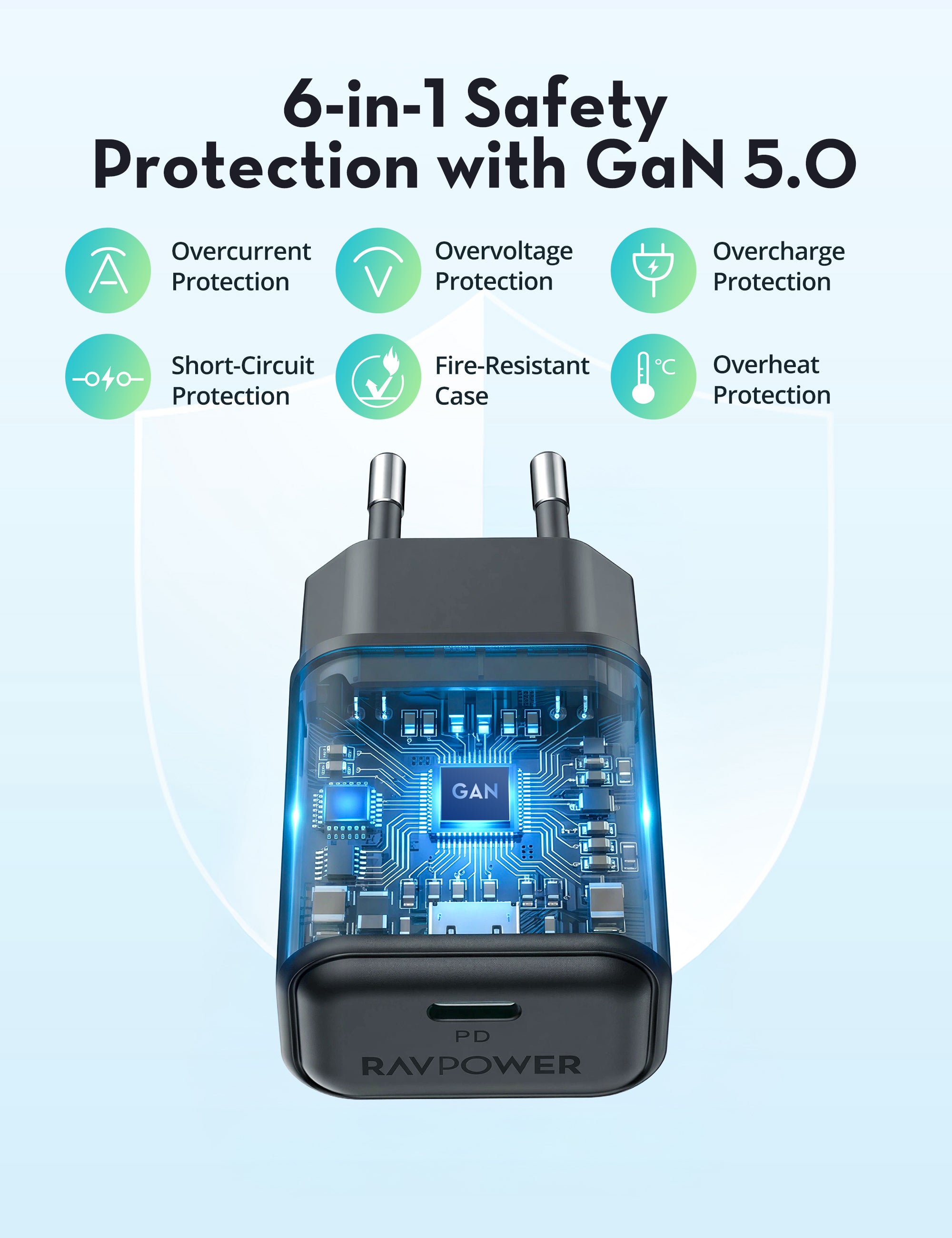 20W USB-C Power Delivery Wall Charger – Compact Everyday Fast Charging