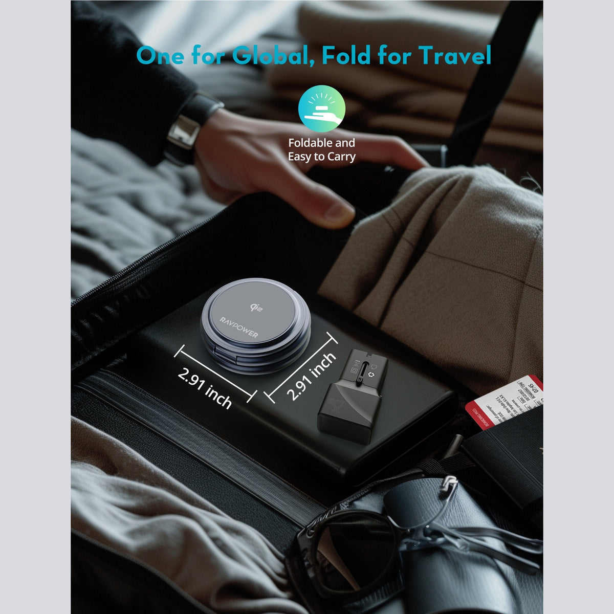 3-in-1 Magnetic Wireless Charging Station – Qi2 & MagSafe Certified