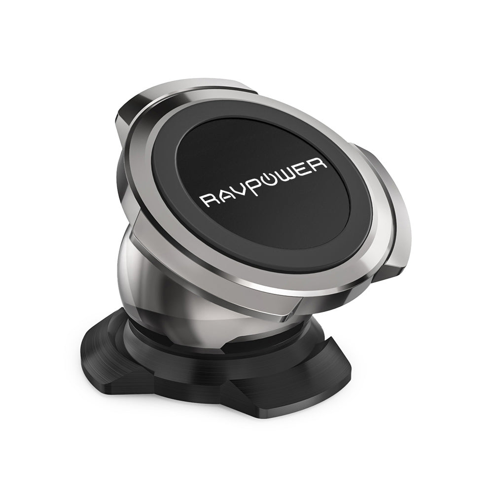 Magnetic Car Phone Mount – 360° Adjustable, Secure Dashboard & Vent Hold