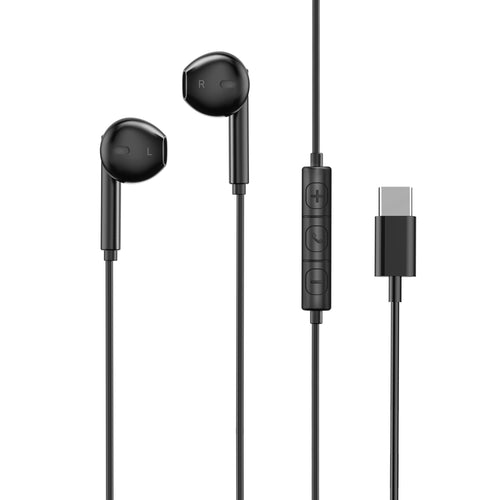 USB-C Wired Stereo Earphones – Deep Bass, In-Line Controls